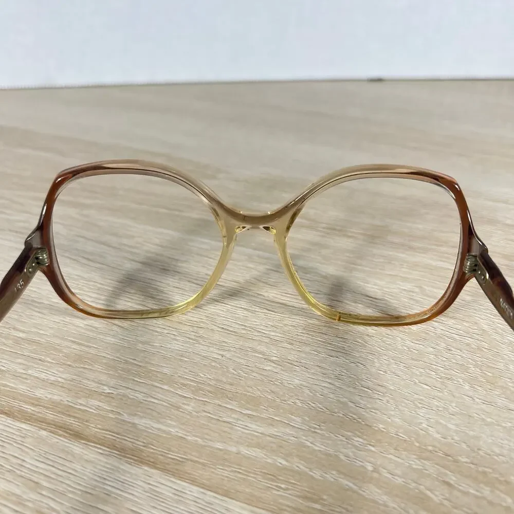 Vintage National Oversized Eyeglasses PARTS ONLY 52-17-135